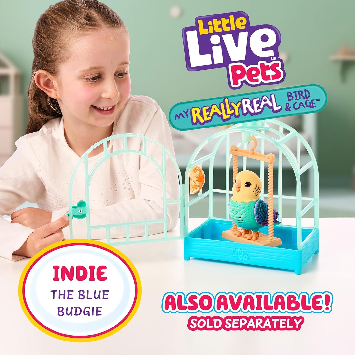 Little Live Pets My Really Real S2 Bird & Cage Rosie