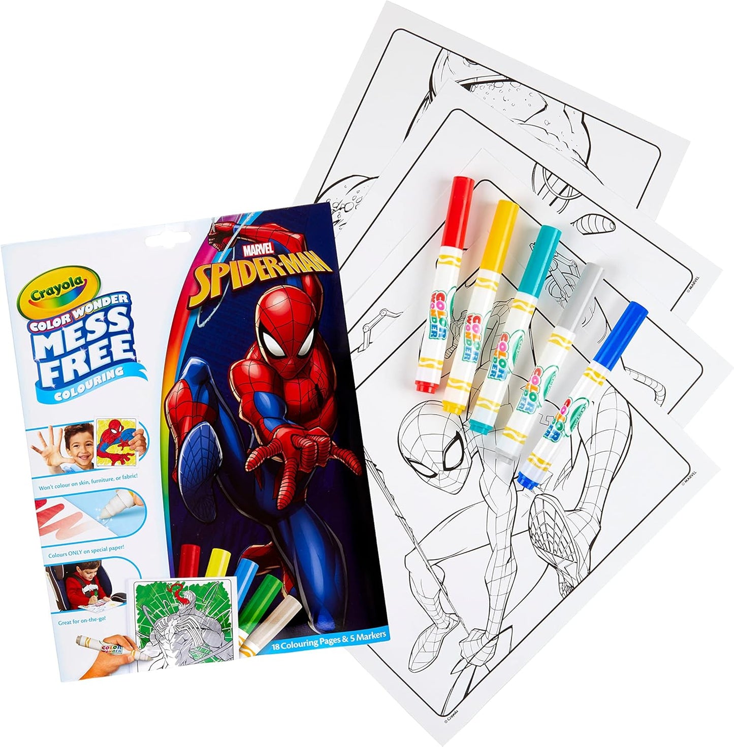 Crayola Spiderman Mess Free Wonder Pad
