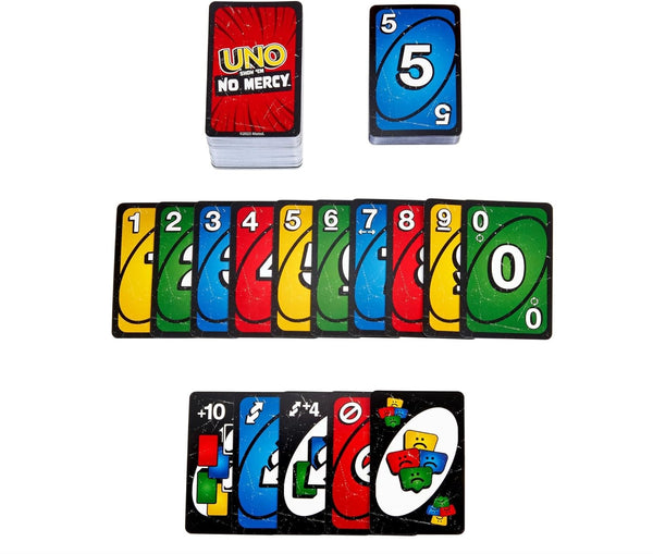 Uno Cards Show Em No Mercy
