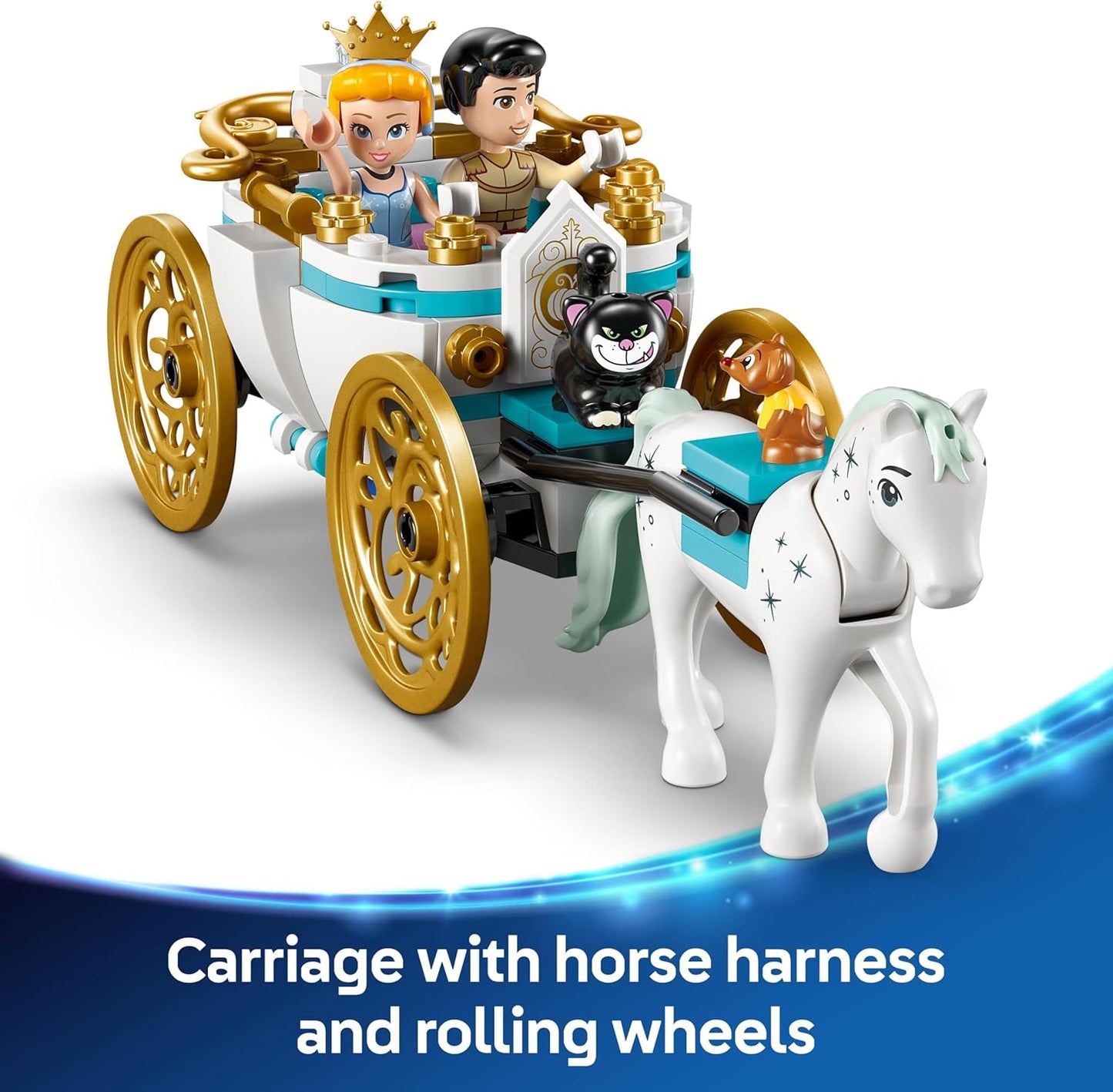 LEGO® | Disney Princess: Cinderella's Castle & Horse Carriage (43275)