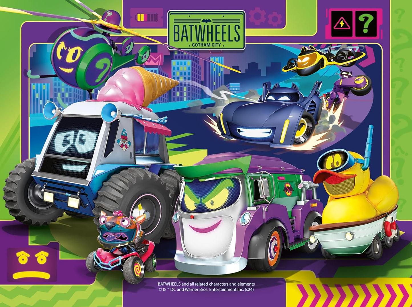 Ravensburger | Batwheels, 4 in a Box