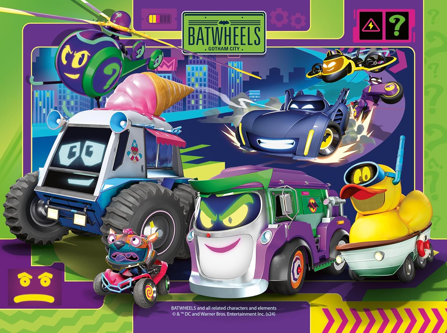 Ravensburger | Batwheels, 4 in a Box