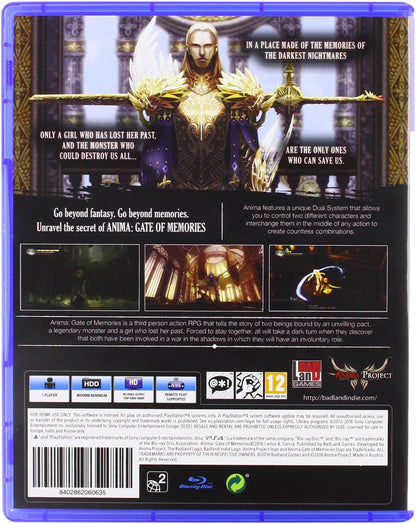 Anima: Gate of Memories (PlayStation 4)