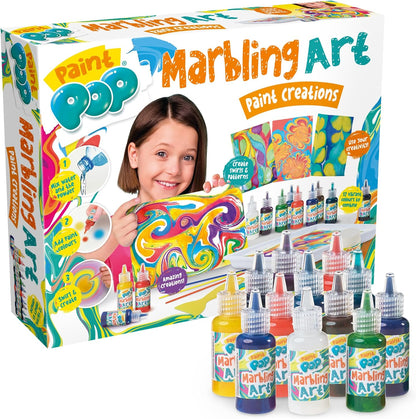 Paint Pop Paint Marbling Set - 12 Paints