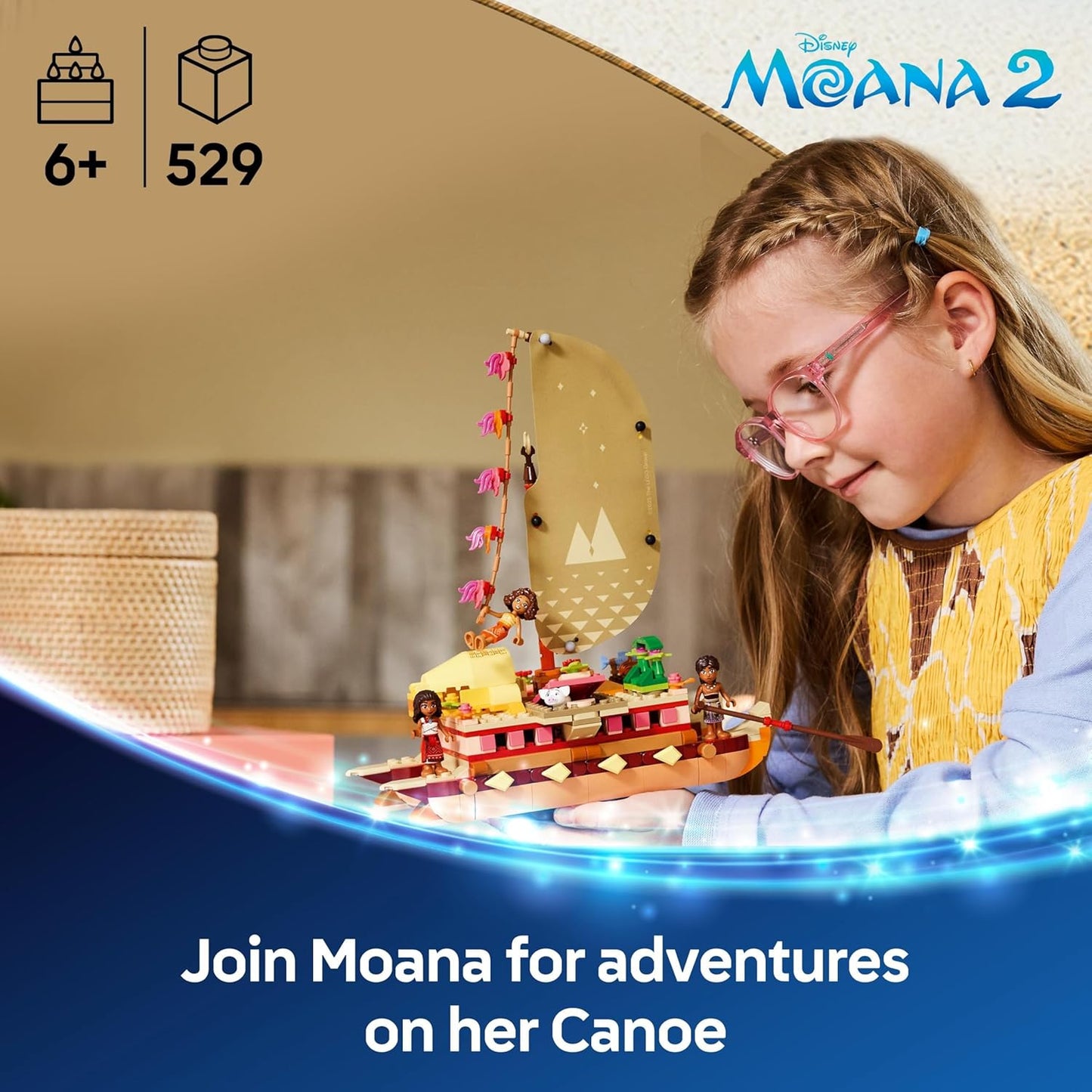LEGO® | Disney Princess: Moana's Adventure Canoe (43270)
