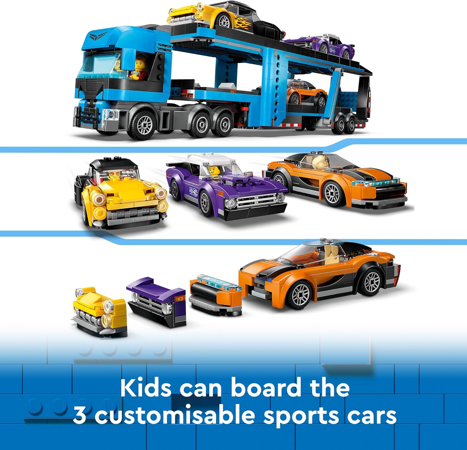 LEGO® | City: Car Transporter Truck with Sports Cars (60408)
