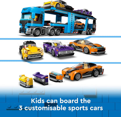 LEGO® | City: Car Transporter Truck with Sports Cars (60408)