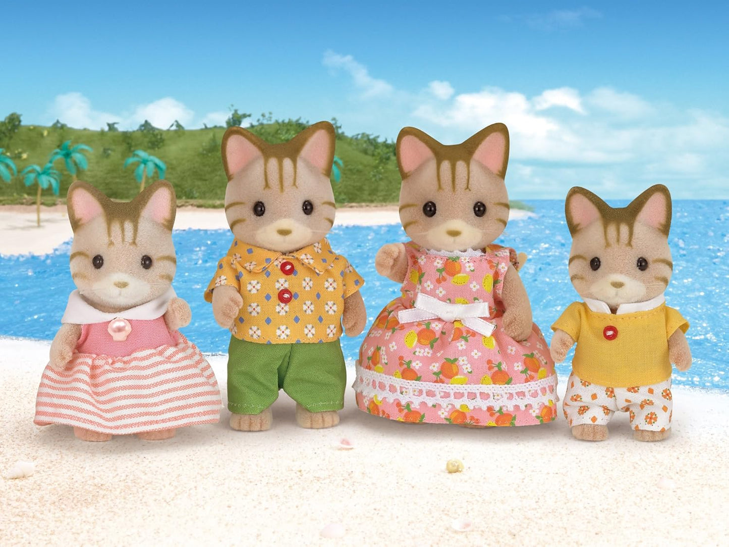 Sylvanian Families: Striped Cat Family