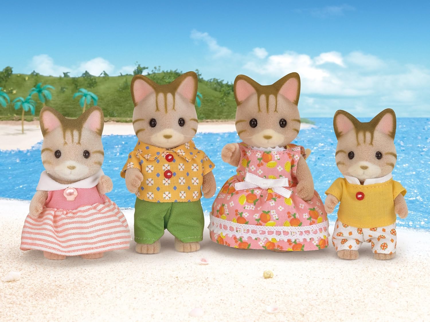 Sylvanian Families: Striped Cat Family