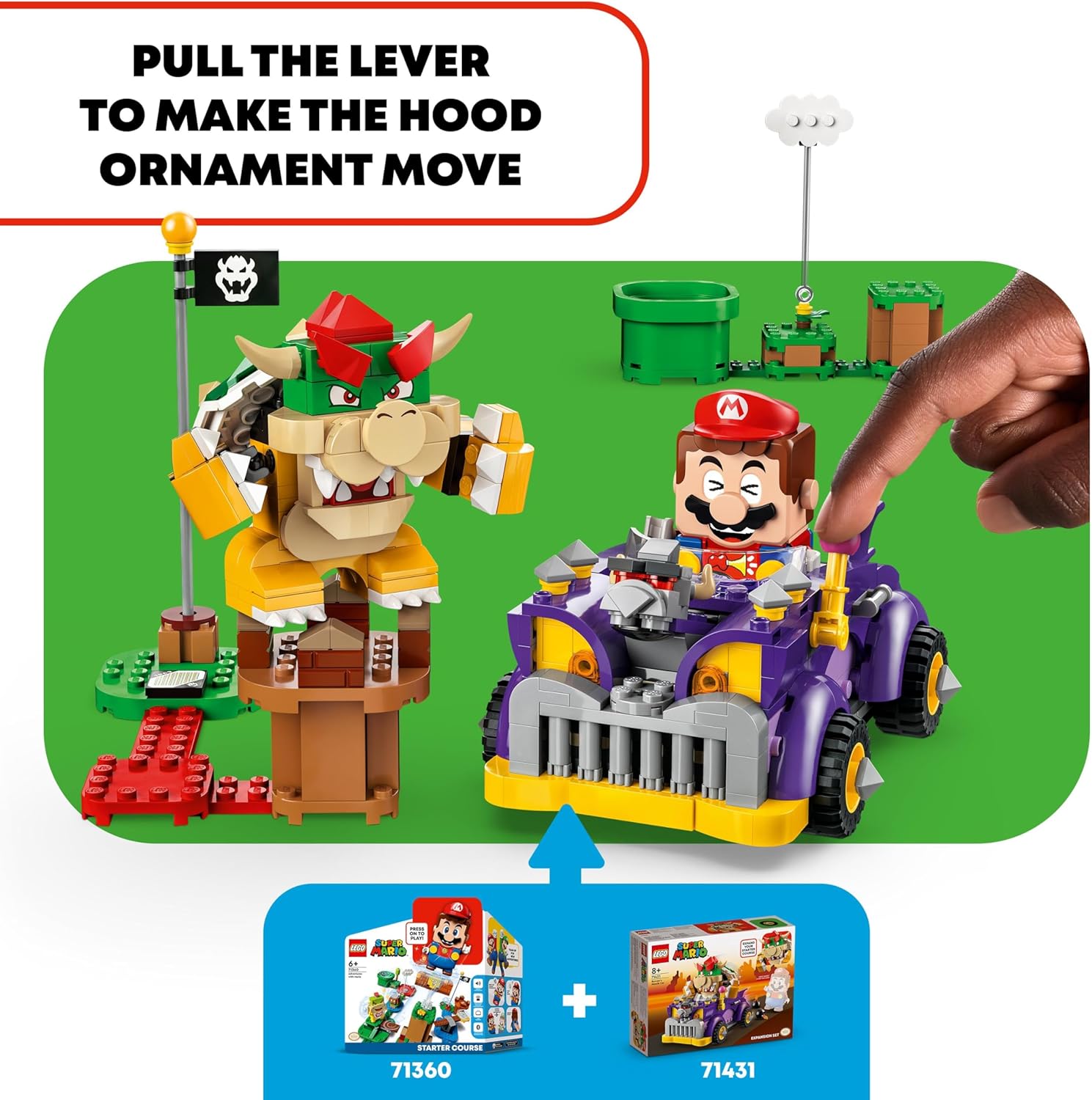 LEGO® | Super Mario: Bowser's Muscle Car Expansion Set (71431)