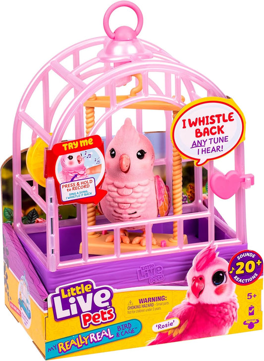 Little Live Pets My Really Real S2 Bird & Cage Rosie