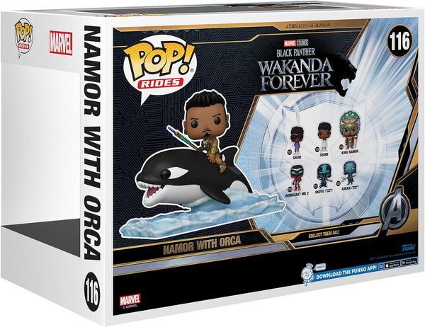 Funko POP: Wakanda Forever - Namor With Orca 116