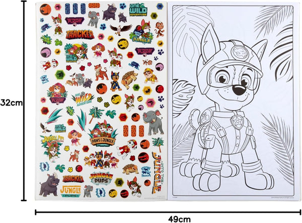 Crayola: Paw Patrol Giant Colouring Pages with Stickers