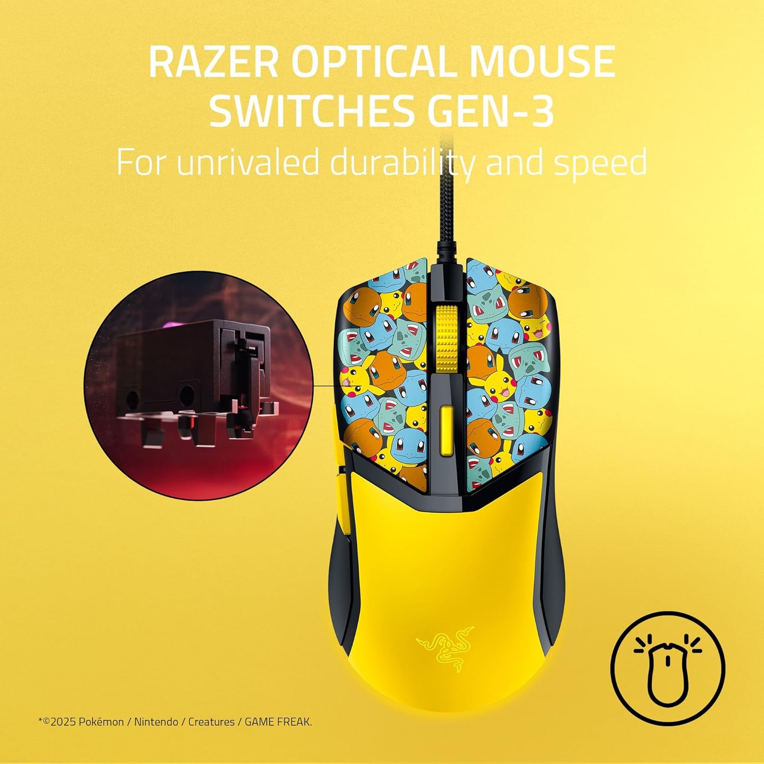 Razer Cobra Pokemon Edition - Lightweight Wired Gaming Mouse
