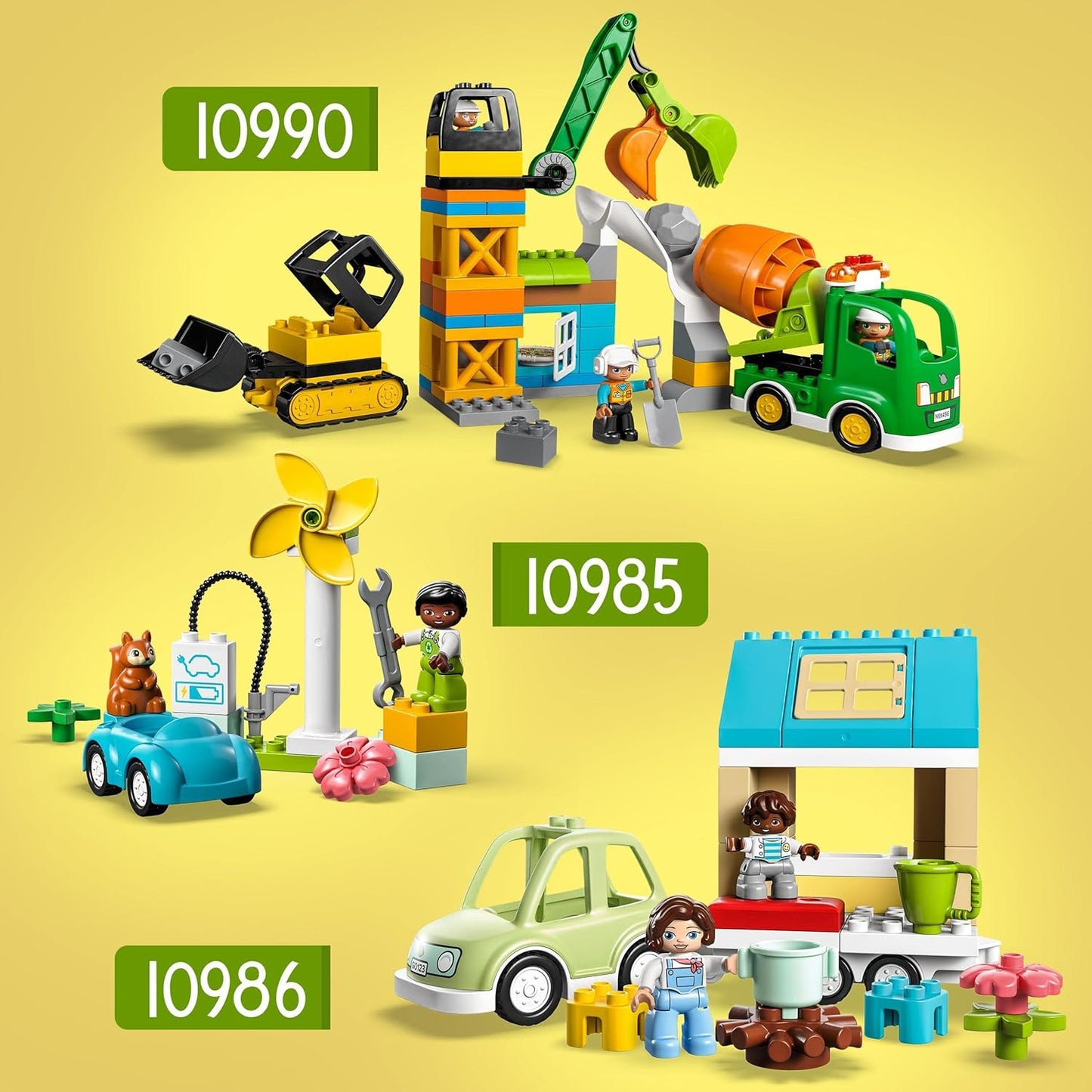 LEGO® | DUPLO: Wind Turbine and Electric Car (10985)