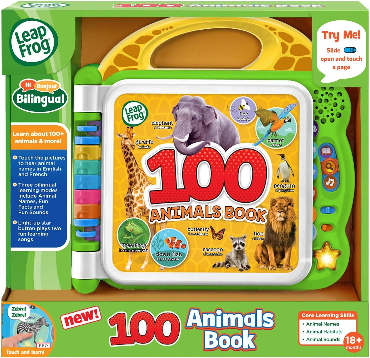 LeapFrog: 100 Animals Book