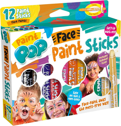 Paint Pop Face Paints - 12 Pack