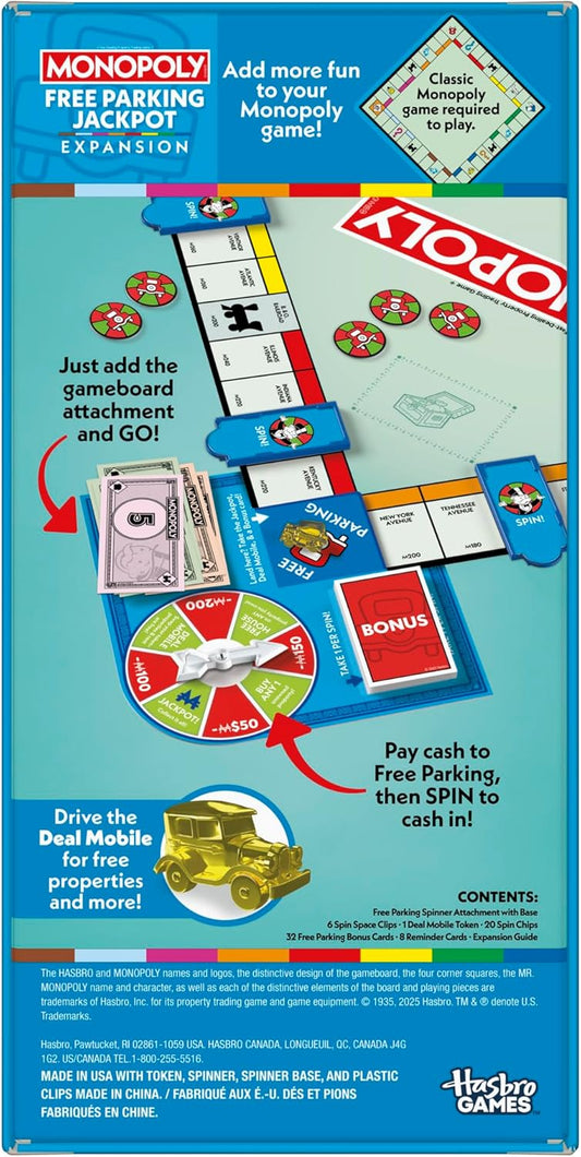 Monopoly Free Parking Jackpot Expansion