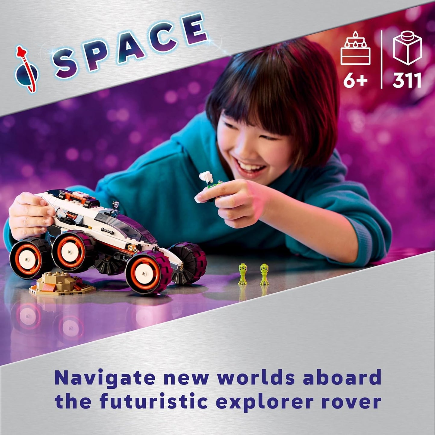 LEGO® | City: Space Explorer Rover and Alien Life (60431)