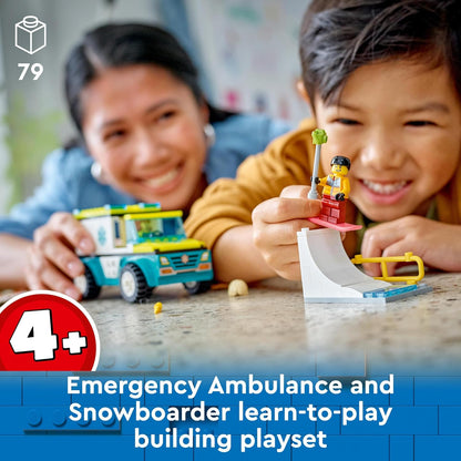 LEGO® | City: Emergency Ambulance and Snowboarder (60403)