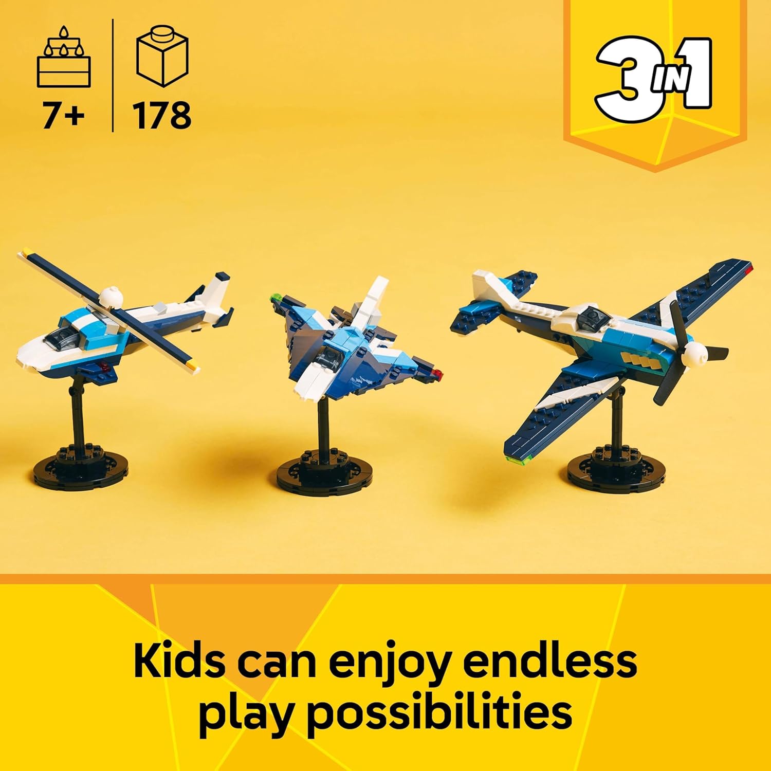 LEGO® | Creator 3in1: Aircraft - Race Plane (31160)