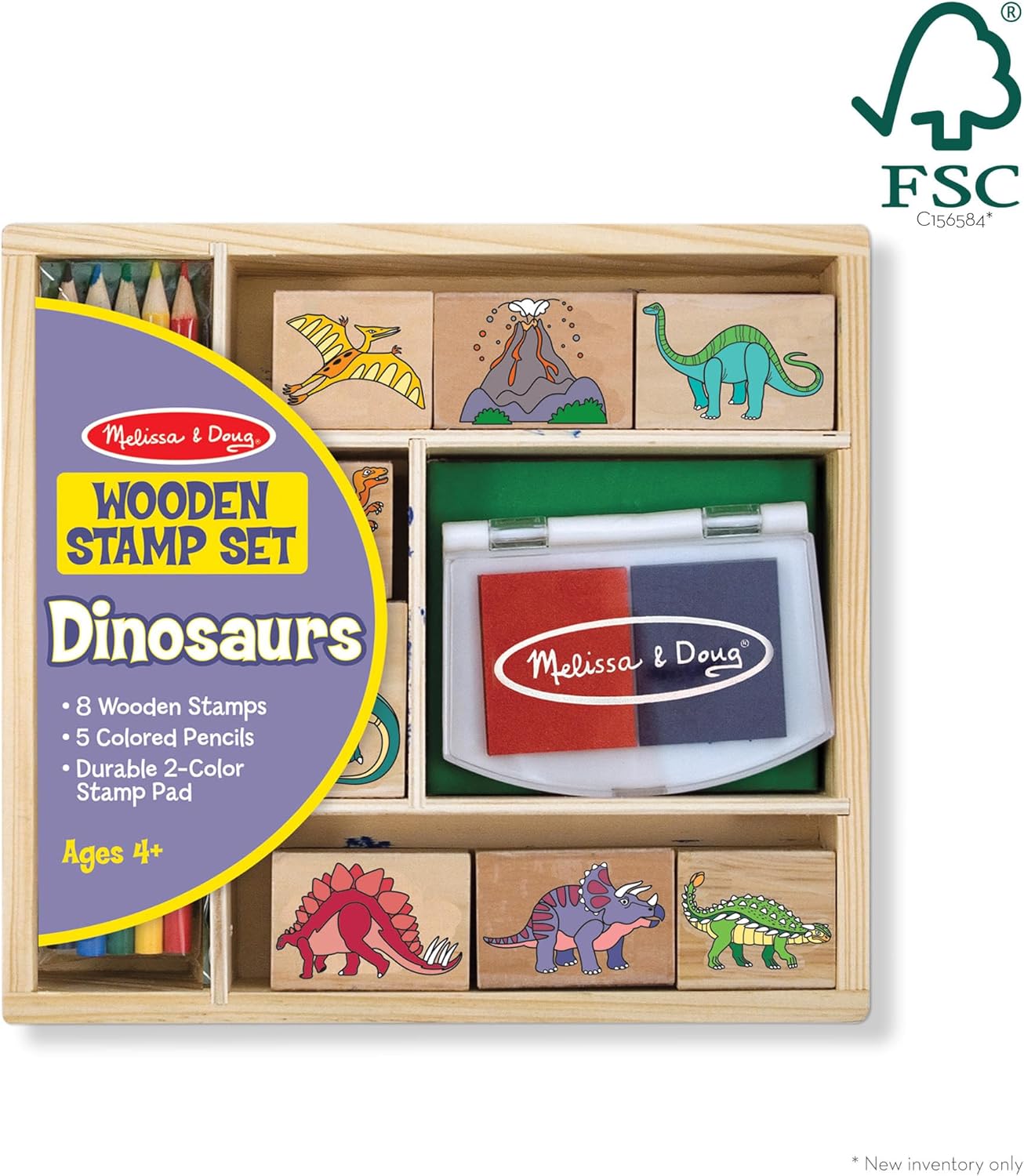 Melissa & Doug - Dinosaur Stamp Set