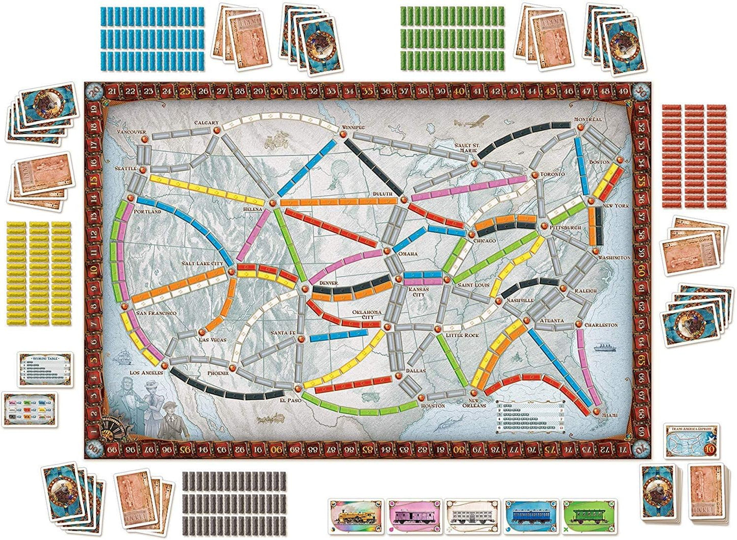Ticket To Ride: Board Game USA