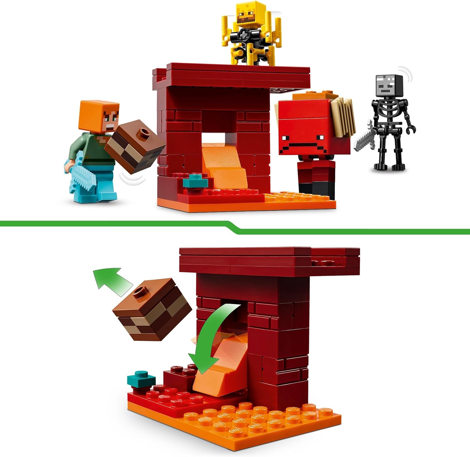 LEGO® | Minecraft: The Nether Lava Battle (21266)