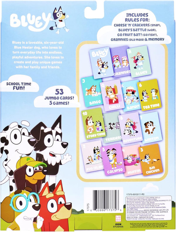 Bluey: 5 in 1 Card Game Set