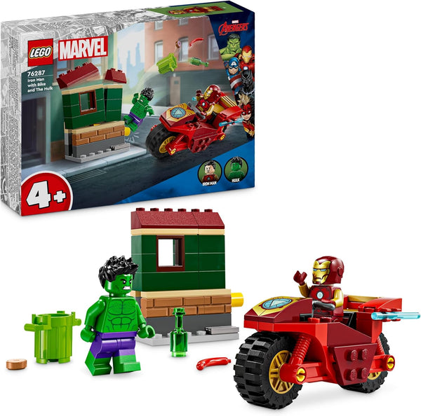 LEGO® | Marvel: Iron Man with Bike and The Hulk (76287)