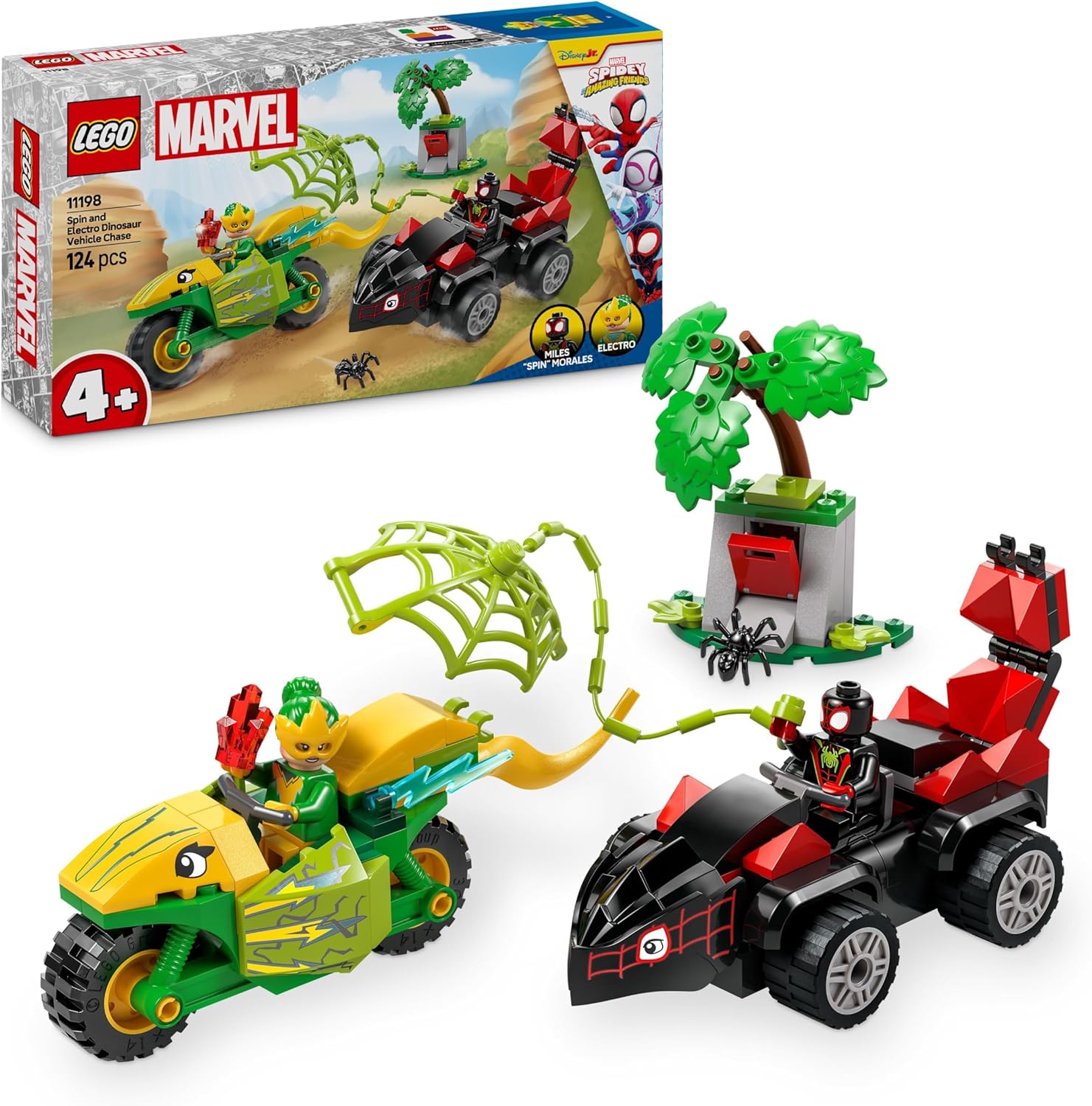 LEGO® | Marvel: Spin and Electro Dinosaur Vehicle Chase (11198)