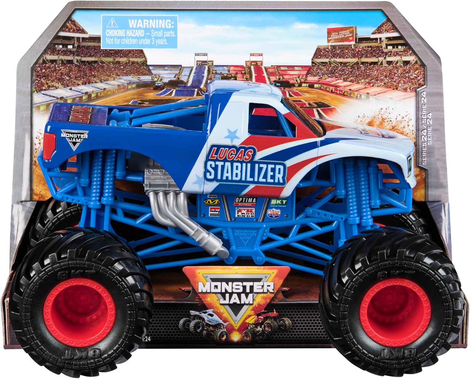 Monster Jam 1:24 Die-Cast – Lucas Stabilizer