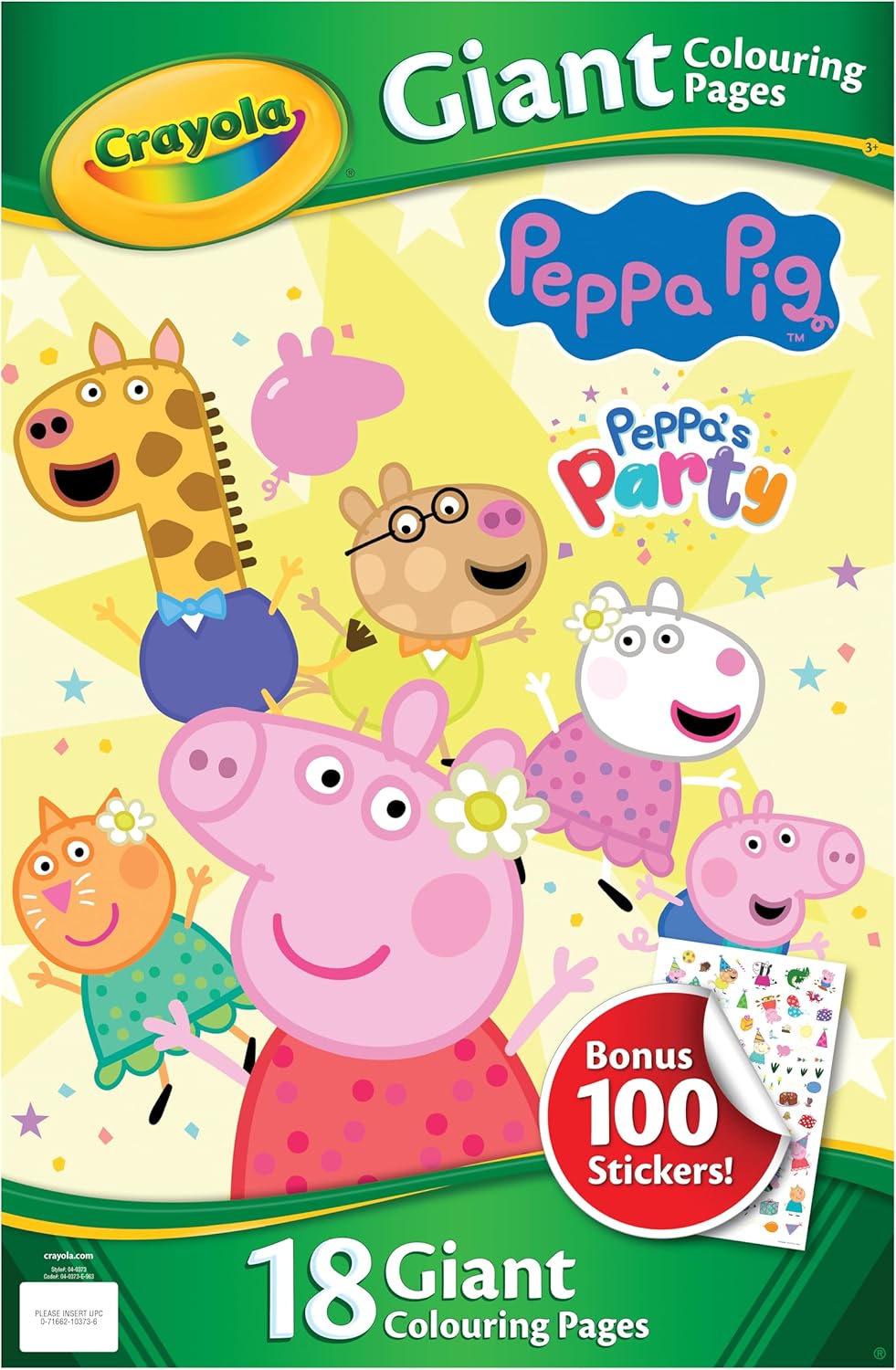 Crayola: Peppa Pig Giant Colouring Pages w/ Stickers