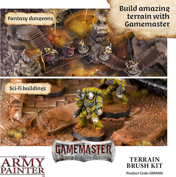 The Army Painter - GameMaster - Terrain Brush Kit