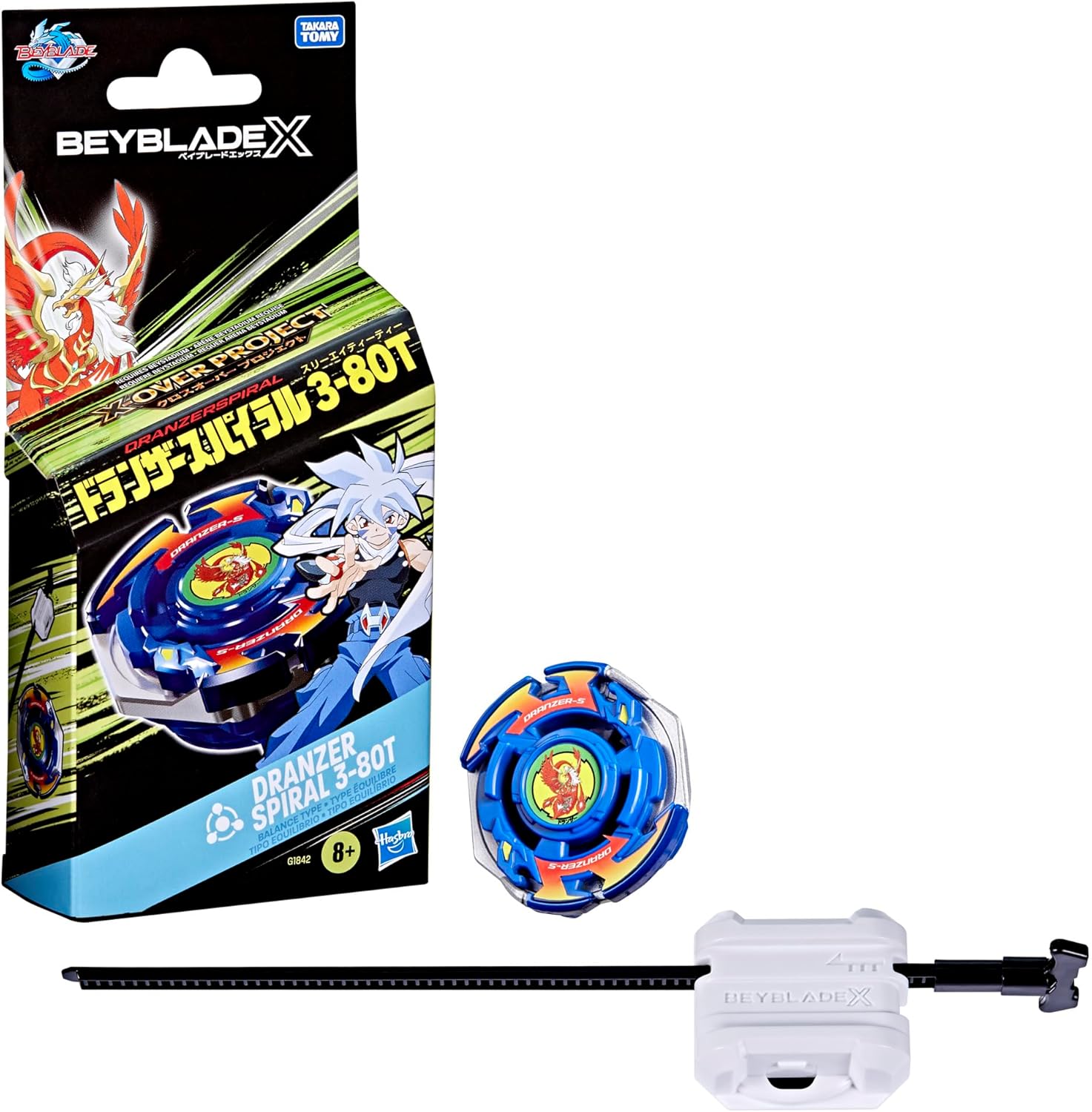 Beyblade X-Over Project Dranzer Spiral astt