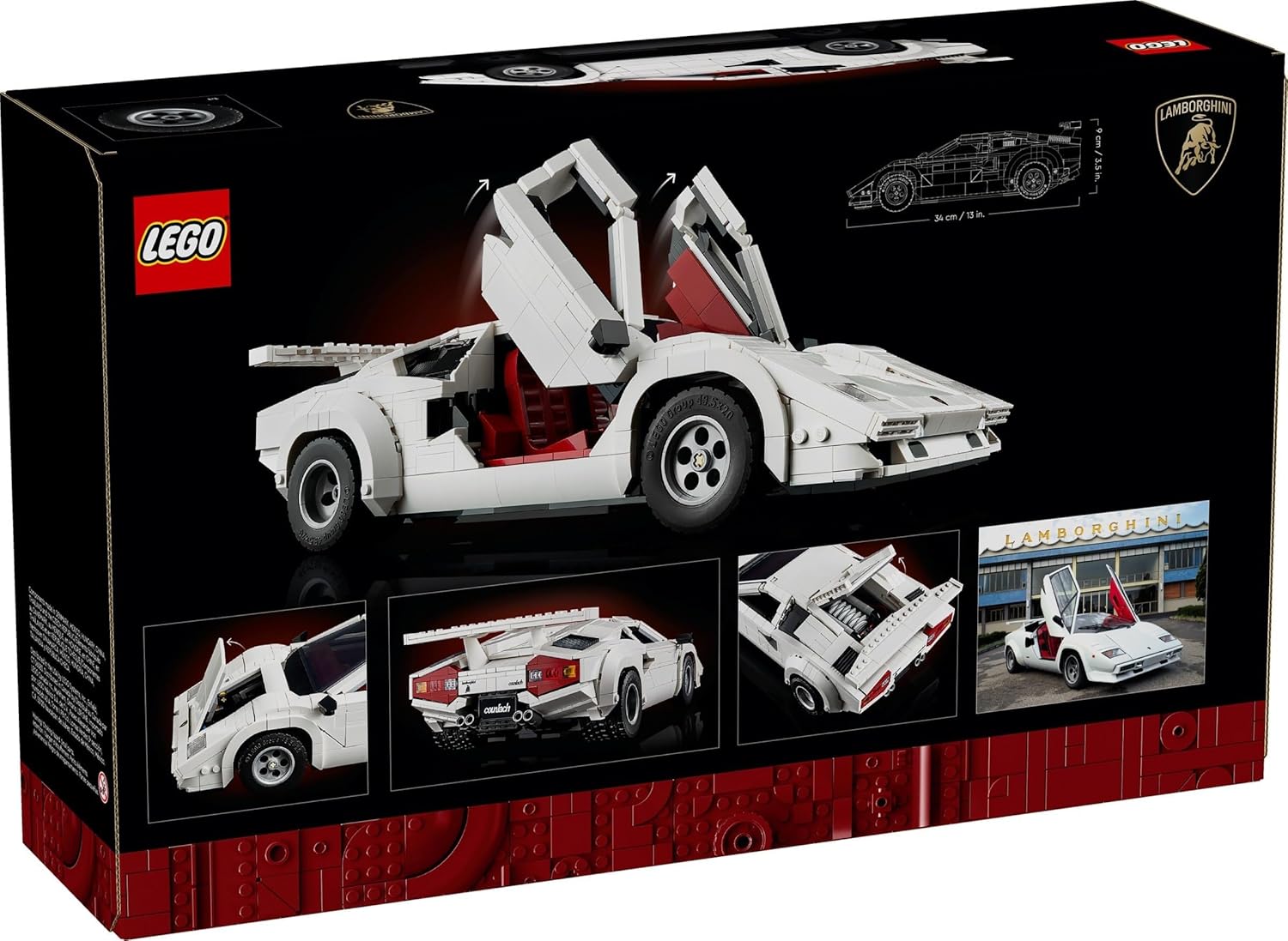 LEGO® | Icons: Lamborghini Countach 5000 Quattrovalvole (10337)