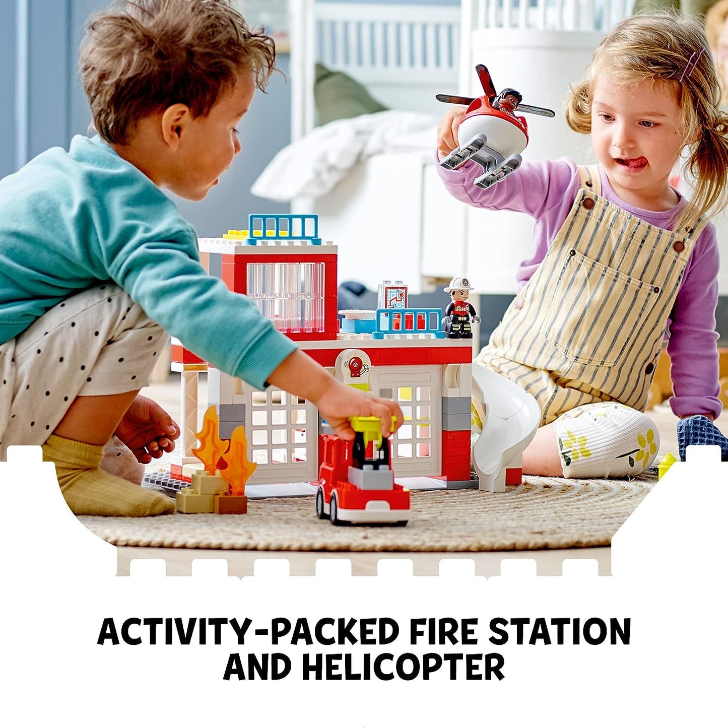 LEGO® | DUPLO: Fire Station & Helicopter (10970)