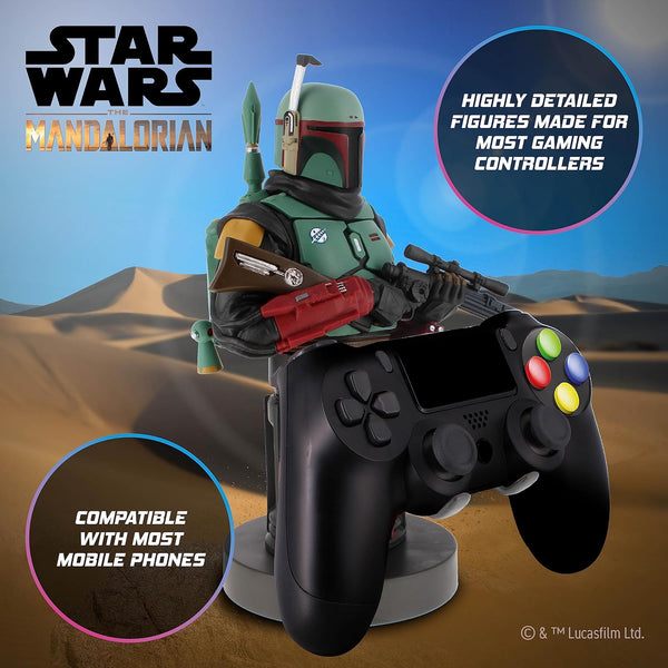 Cable Guys: Star Wars Boba Fett with Weapon 20cm