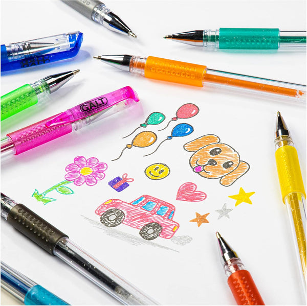 12 Glitter Gel Pens