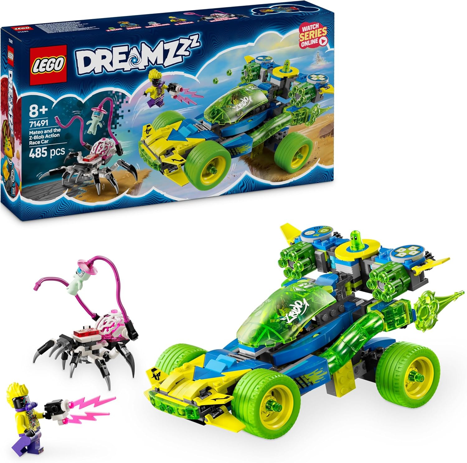 LEGO® | DreamZzz: Mateo and the Z-Blob Action Race Car (71491)