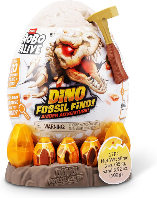 Robo Alive Dino Fossil Find S1 Amber Adventure