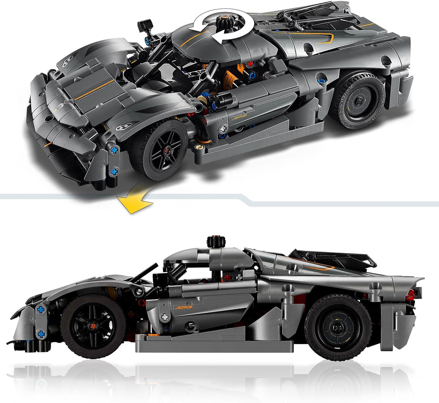 LEGO® | Technic: Koenigsegg Jesko Absolute Grey Hypercar (42173)