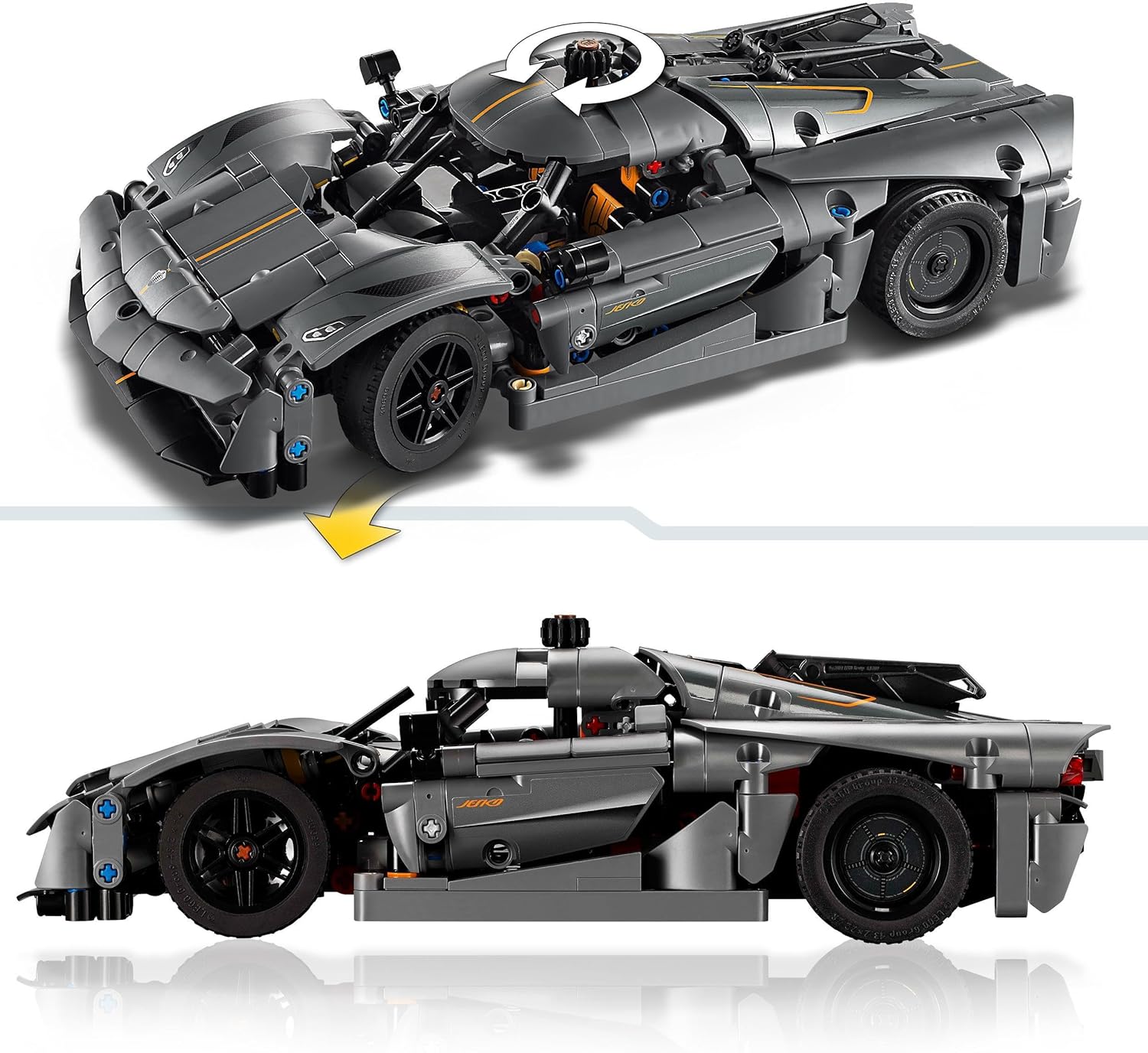 LEGO® | Technic: Koenigsegg Jesko Absolute Grey Hypercar (42173)