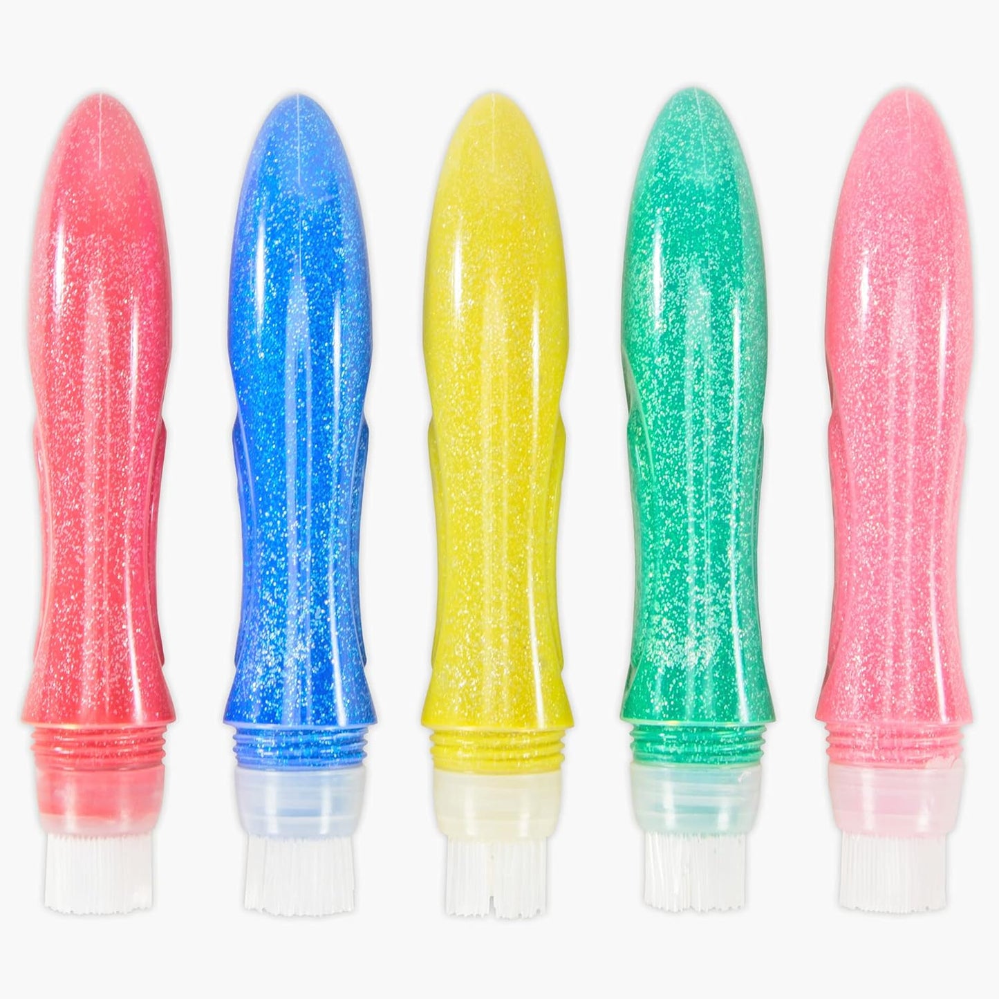 5 Glitter Colours - Squeeze n Brush