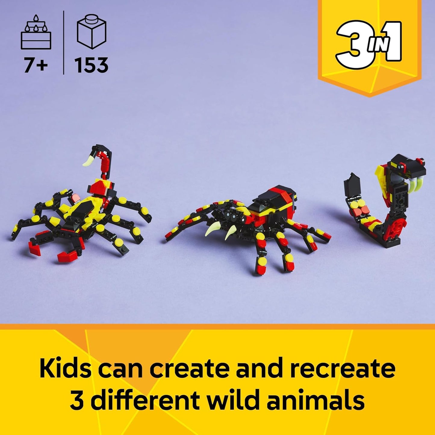 LEGO® | Creator 3in1: Wild Animals - Surprising Spider (31159)