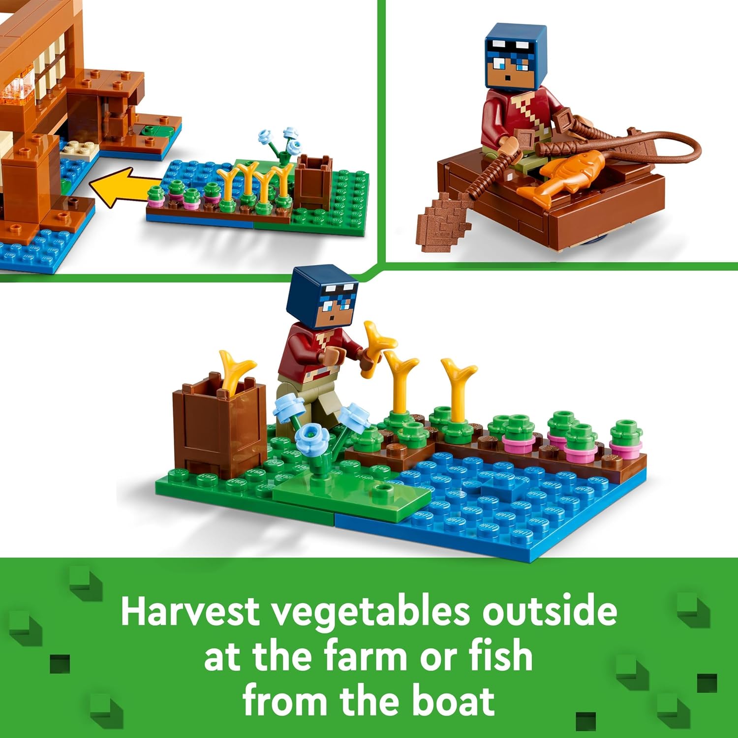 LEGO® | Minecraft: The Frog House (21256)
