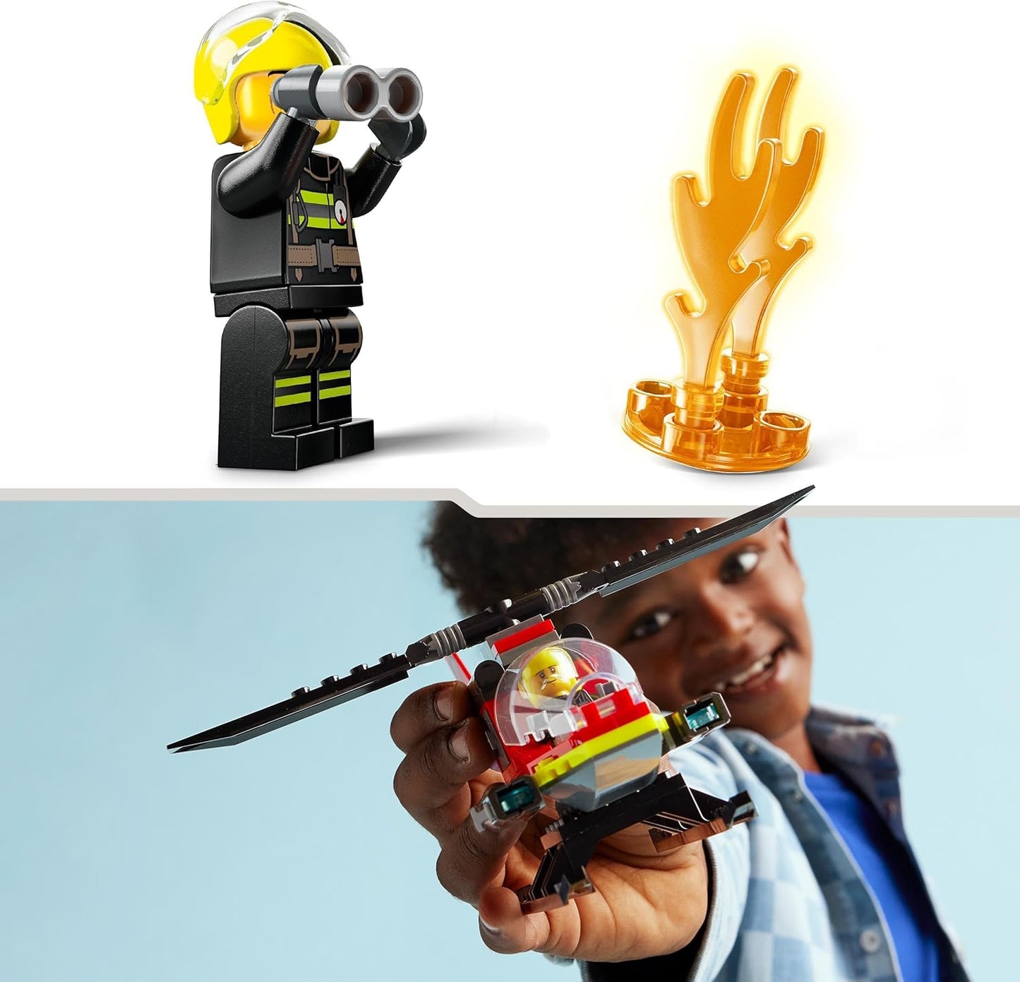 LEGO® | City: Fire Rescue Helicopter (60411)