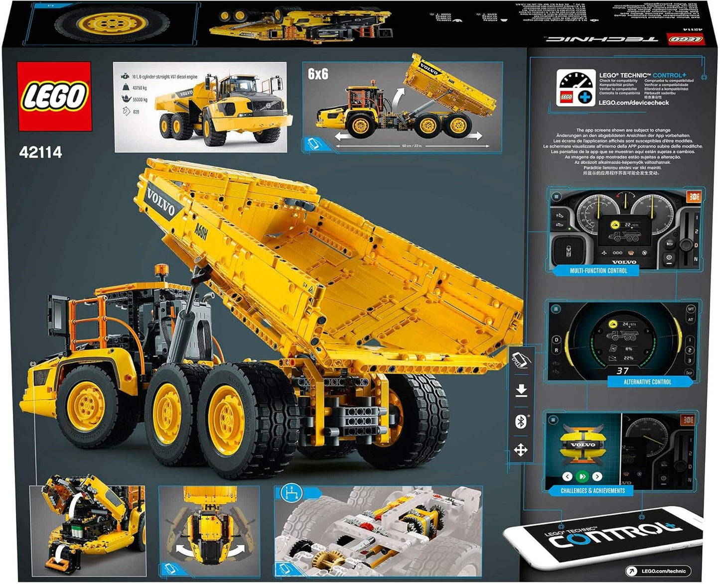 LEGO® | Technic: 6x6 Volvo Articulated Hauler (42114)