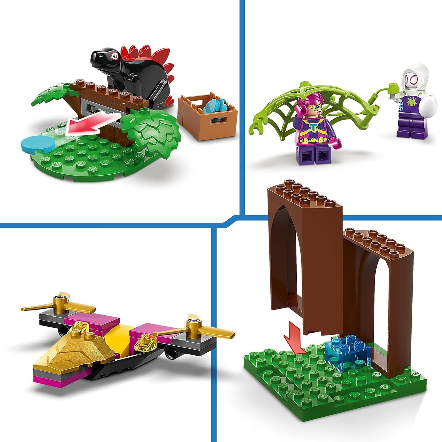 LEGO® | Marvel: Spidey and Gobby's Raptor Battle at Tree House HQ (11200)
