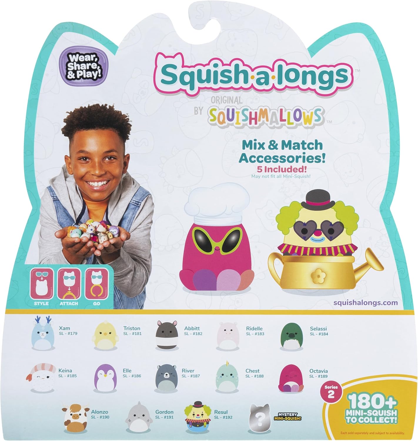 Squishalongs - 14 Pack (Style 1) W2